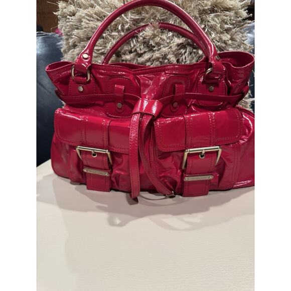 Michael Kors Red patent leather handbag - Picture 1 of 8